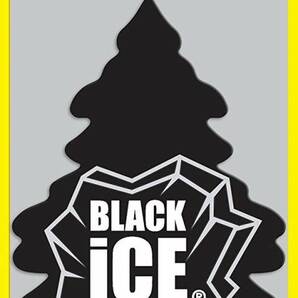 送料込み 12枚 リトルツリー ブラックアイス エアフレッシュナー 芳香剤 USDM LittleTree Black Iceの画像2