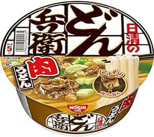 日清食品 日清のどん兵衛 肉うどん カップ麺 87g×12