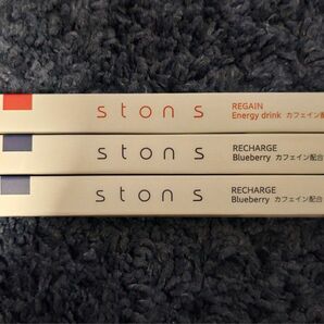 【未開封】ston s エナジードリンク×カフェイン+ブルーベリー×カフェイン×２本