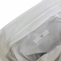 m510-5 ohta オオタ imo white shirts 柄 切り替えデザイン 長袖 シャツ カジュアルシャツ コットン 綿 100% トップス 白 メンズ M1 日本製_画像9