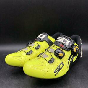 M2620 SIDI SHOT シディ ショット VENT CARBON SOLE サイクリングシューズ ビンディングシューズ 39/24.5cm相当 イエロー ブラックの画像1