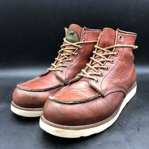 M2641 half jpy dog tag 96 year made REDWING Red Wing 875 Irish setter moktu Work boots 9.5 E 27.5cm corresponding Brown 