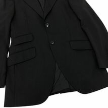 m514-65 イタリア製 DOLCE＆GABBANA ドルチェ＆ガッバーナ テーラード ジャケット 上着 羽織り トップス ブラック 黒 メンズ 46_画像3