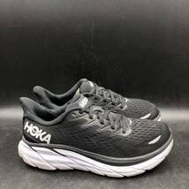 M2749 良品 HOKA ONE ONE ホカオネオネ CLIFTON 8 クリフトン ランニングシューズ スニーカー レディース US7B/24.0cm ブラック 黒 靴 _画像5