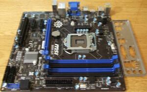 MSI INTEL B85 LGA1150 MicroATXマザー B85M-E45 即決! 46_039