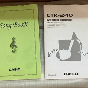 カシオ （CASIO） 電子キーボード Casiotone CTK-240 スリム＆コンパクト 49鍵盤 100音色 100リズム 乾電池の画像5