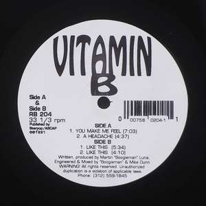 シカゴACID■Vitamin B■☆You Make Me Feel☆Rhythm Beat/Mike Dunn