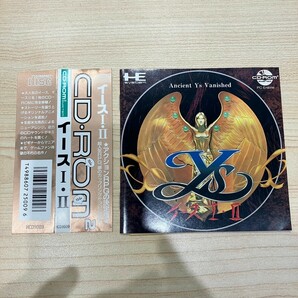 PCエンジン PCE HEsystem CD-ROM2 ys イースI・II 箱説有 の画像6