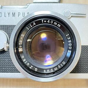 539 オリンパス OLYMPUS-PEN F フィルムカメラ ／G.ZUIKO Auto-S f1.4 f=40mm カメラレンズの画像6