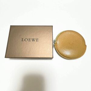 505 LOEWE ロエベ コインケース 小銭入れ レザー 財布 ブラウン グリーン 箱付き