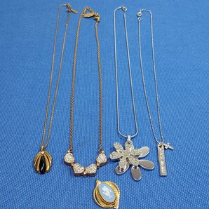 ◆ブランド アクセサリー 5点 まとめて◆ネックレス ペンダント◆LANCEL ◆Folli Follie◆ウェッジウッド◆CECIL McBEEの画像1