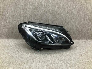 磨き済み ベンツ Cクラス LED 右 ヘッドライト A2059068202