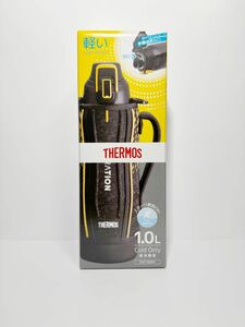 【新品・未開封品】THERMOS 真空断熱スポーツボトル 1.0L（ブラックオレンジ）FHT-1001F BKOR