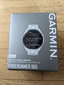 [ бесплатная доставка ] не использовался в коробке Garmin 965 GARMIN Forerunner белый 