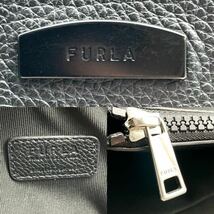 2564 フルラマン メンズ ビジネスバッグ トートバッグ オールレザー A4資料 大容量 FURLA 肩掛け 通勤 プライベート ブラック_画像10