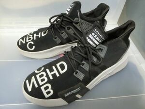 NEIGHBORHOOD x BBC x adidas エキップメントバスケットアドベンチャー US9.5 27.5cm ブラック #EE8104 アディダス ビービーシー ネイバー