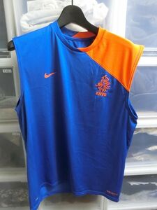 NIKE x Nederland KNVB ノースリーブ Tシャツ L ブルー #268571-494 オランダ ナイキ