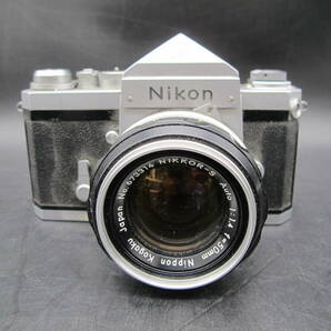 Nikon ニコン F フィルムカメラ/NIKKOR-S f = 50㎜ 1:1.4 No.673314/NIKKOR-P f = 105㎜ 1:2.5 No.161268の画像3