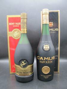 REMY MARTIN レミーマルタン/CAMUS NAPOLEON カミュ 700ml 40% ブランデー【未開封品】古酒 2本セット