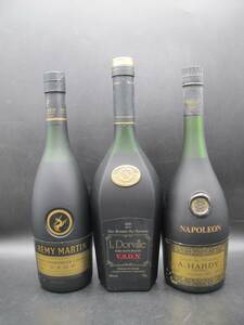 REMY MARTIN レミーマルタン VSOP/L.Dorville ドーヴィル 他 コニャック 700ml 40％【未開封品】ブランデー 古酒 3本セット