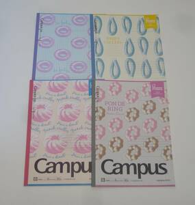 ★☆Campus ミスタードーナツ コラボ ノート 4冊 1冊30枚 B5サイズ 6mm×35行☆★