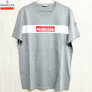 アウトレット！MONCLER モンクレール 半袖 Tシャツ 8048450 8390T クルーネック 丸首 メンズ グレー L