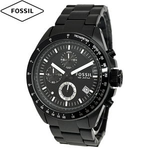 FOSSIL フォッシル 腕時計 メンズ 新品・アウトレット CH2601IE DECKER クロノグラフ 黒 ステンレススチール クォーツ 並行輸入品