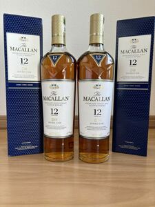 送料無料マッカラン 12年ダブルカスクスペイ サイド 新品未開栓箱付 700ml 40％2本 THE MACALLAN 12YO DOUBLE CASK HIGHLAND SUNTORY