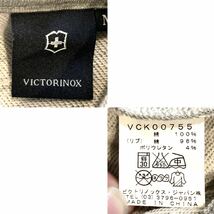 VICTORYNOX☆パーカー☆ロゴデザイン☆プリント☆展開終了☆廃番モデル☆ビクトリノックス☆定価18,000円☆霜降り☆グレー☆灰☆極美品_画像3