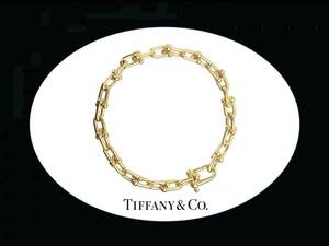 *TIFFANY*Y80 ten thousand / unused *HARDWEAR 18K yellow gold bracele 