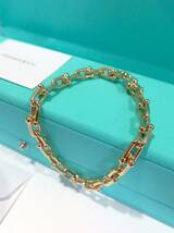 ◆TIFFANY◆￥80万/未使用◆HARDWEAR 18Kイエローゴールドブレスレット_画像7