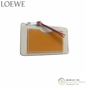 ロエベ （LOEWE） コイン＆カードホルダー カードケース コインケース 小銭入れ C660Z40X04 ライトオーツ×ハニー（新品）