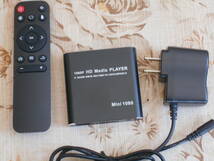 　マルチメディアプレーヤー ブラック HDMI端子搭載 簡単接続 SDカード・USBメモリー再生可 HDD接続可 _画像2