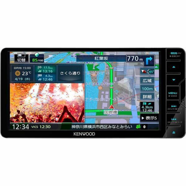 ケンウッド AVナビゲーションシステム7V型200mmワイドモデル 