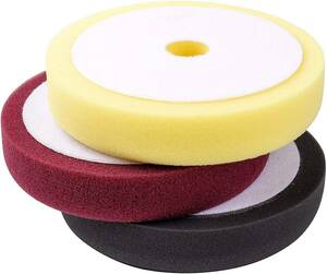  polisher sponge buffing 150mm 3 point set small eyes middle eyes . eyes 