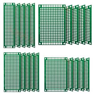  universal basis board both sides 20 pieces set pcb board electron construction solder 