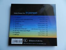 ◆デジパックCD【 Japan】Anders Persson Trio /In Person☆SOL SC 0006/2003◆ ジャズ_画像5