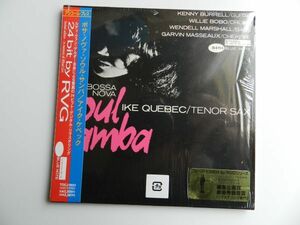 ◆24 Bit By RVG 紙ジャケCD【 Japan/Blue Note】アイク・ケベック Ike Quebec /Bossa Nova Soul Samba☆TOCJ-9031/1998◆帯