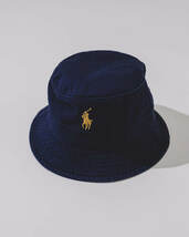 新品☆ビームス別注☆POLO RALPH LAUREN ポロラ ルフ ローレン Gold Logo Bucket Hat☆S/M_画像2