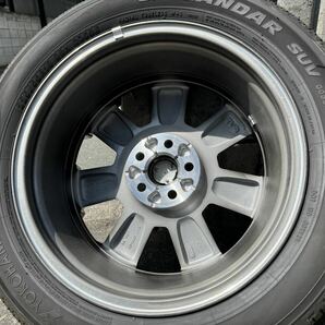 デリカD5シャモニー純正タイヤホイール 225/55R18 7J OFF38 ENKEI 使用期間14日 送料無料の画像7