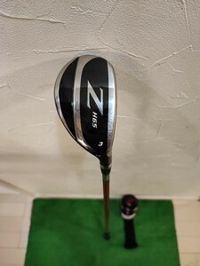 ★中古/SRIXON Z H65 スリクソン ハイブリッド/ユーティリティ U3/ロフト19/Miyazaki フレックスSR/純正ヘッドカバー 