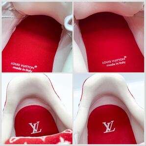 《新品同様》今期 現行品ルイヴィトン Louis Vuitton LV トレイナー・ライン スニーカー モノグラム 1ABFSQ サイズ8 26.5〜27cm メンズの画像9