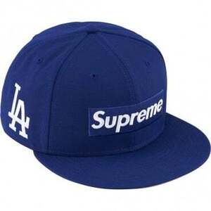 Supreme MLB Teams Box Logo New Era Dark Royal Los Angeles 7 1/2 59.6cm シュプリーム ニューエラ ロサンゼルス ドジャース