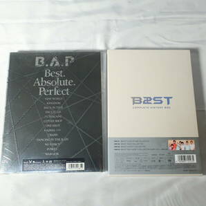 未開封 韓国アーティスト CD DVD セット BEAST HISTORY BOX / B.A.P Best. Absolute. Perfect/60サイズの画像2