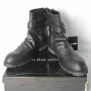 未使用 in the attic ブーツ LLサイズ約27～28cm ブラック 靴 シューズ ファッション/80サイズ