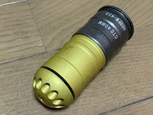 14 ジャンク 海外製 モスカート 40MM 部品取り ガスカートリッジ グレネードランチャー M79 AG36 RPG M203 XM148 EGLM ICS MGL