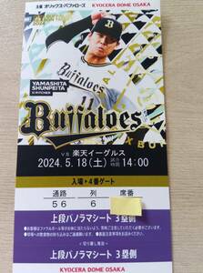 18 мая 5/18 Orix против верхнего панорамного сиденья Kyocera Dome Osaka