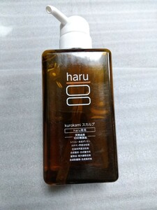 新品未使用 haru 黒髪スカルプ シャンプー 400ml