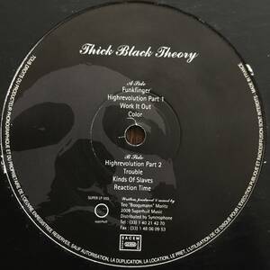 LP) TEO &#34;BOOGYMANN&#34; MORITZ - THICK BLACK THEORY / Superhuit