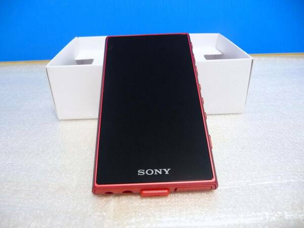 ◆展示品 SONY　ソニー Walkman(ウォークマン) NW-A105 RM [16GB/ハイレゾ音源対応/Android搭載/レッド] 保証付 1点限り